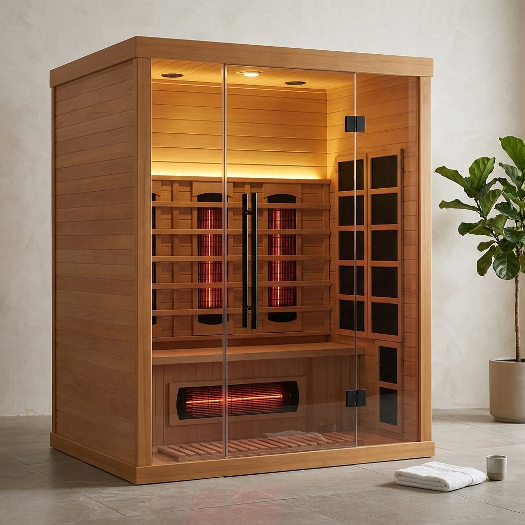 Solvana RadiantCore Infrared Sauna Cabin — Studio Shot